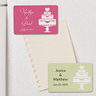 Personalized Wedding Cake Magnet Wedding Favor